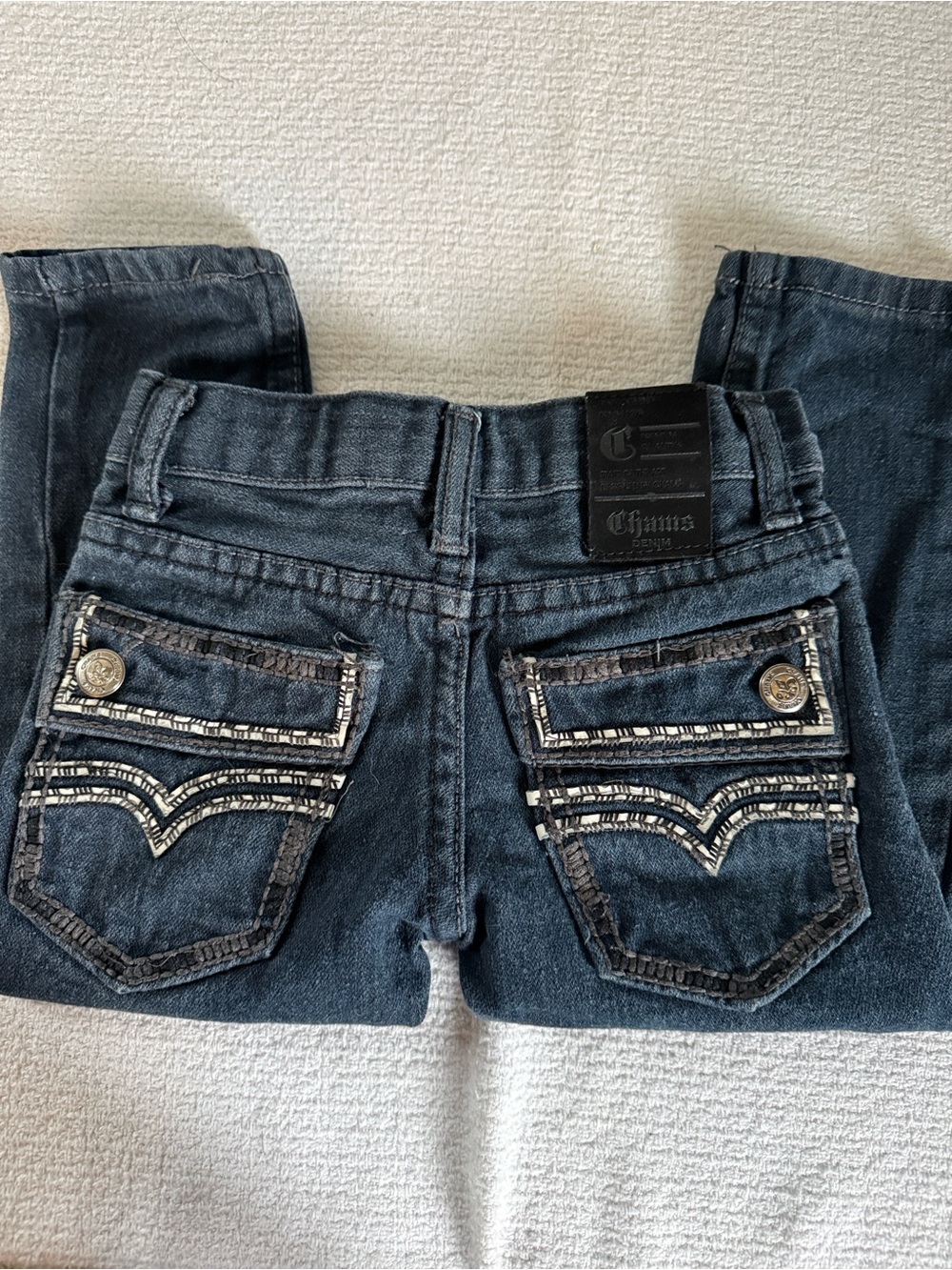 Kids Chains Dark Denim Jeans